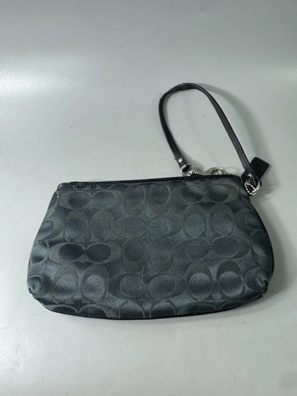Coach black canvas